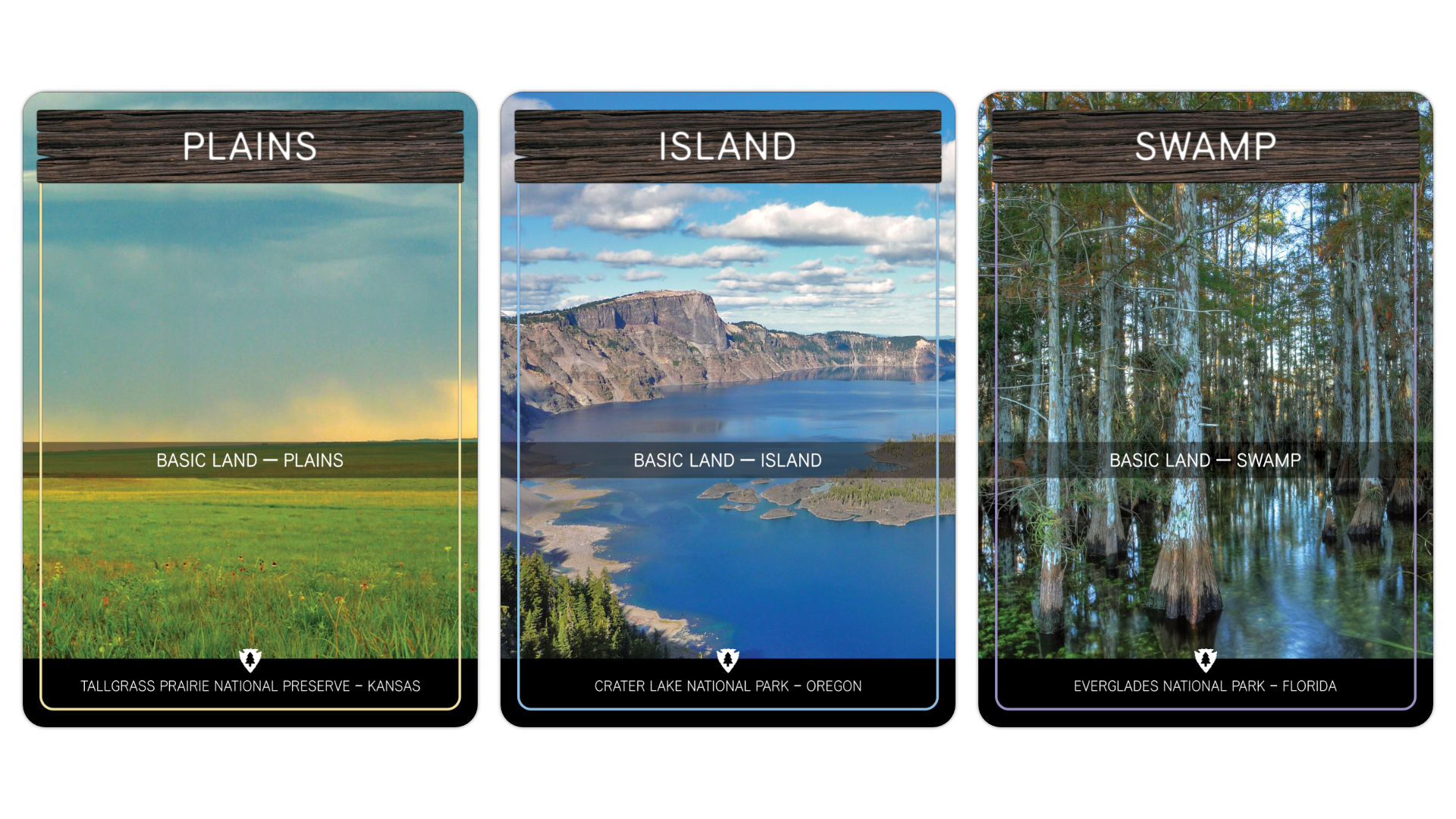 National Park Lands: Plains, Island, Swamp